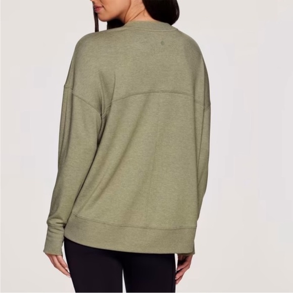 RBX Sunrise French Terry Sweatshirt brown L nwt - Picture 5 of 9